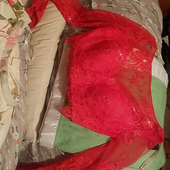 Sherri Hill Pink Crop top Floral Skirt Proms Dress - Picture 3 of 5